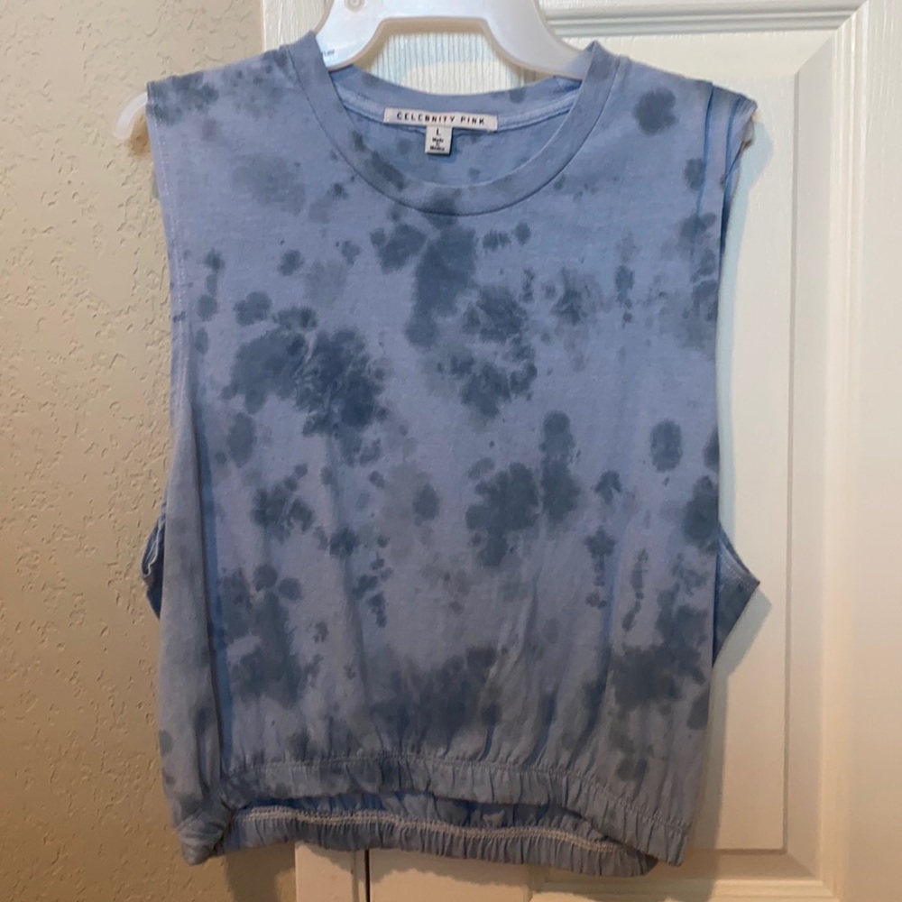 Blue tank top